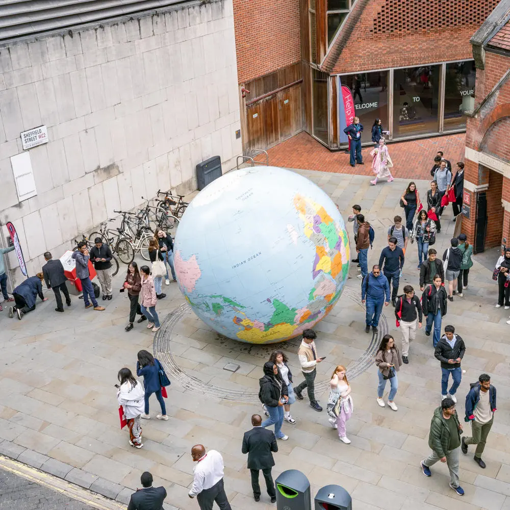 LSE campus globe