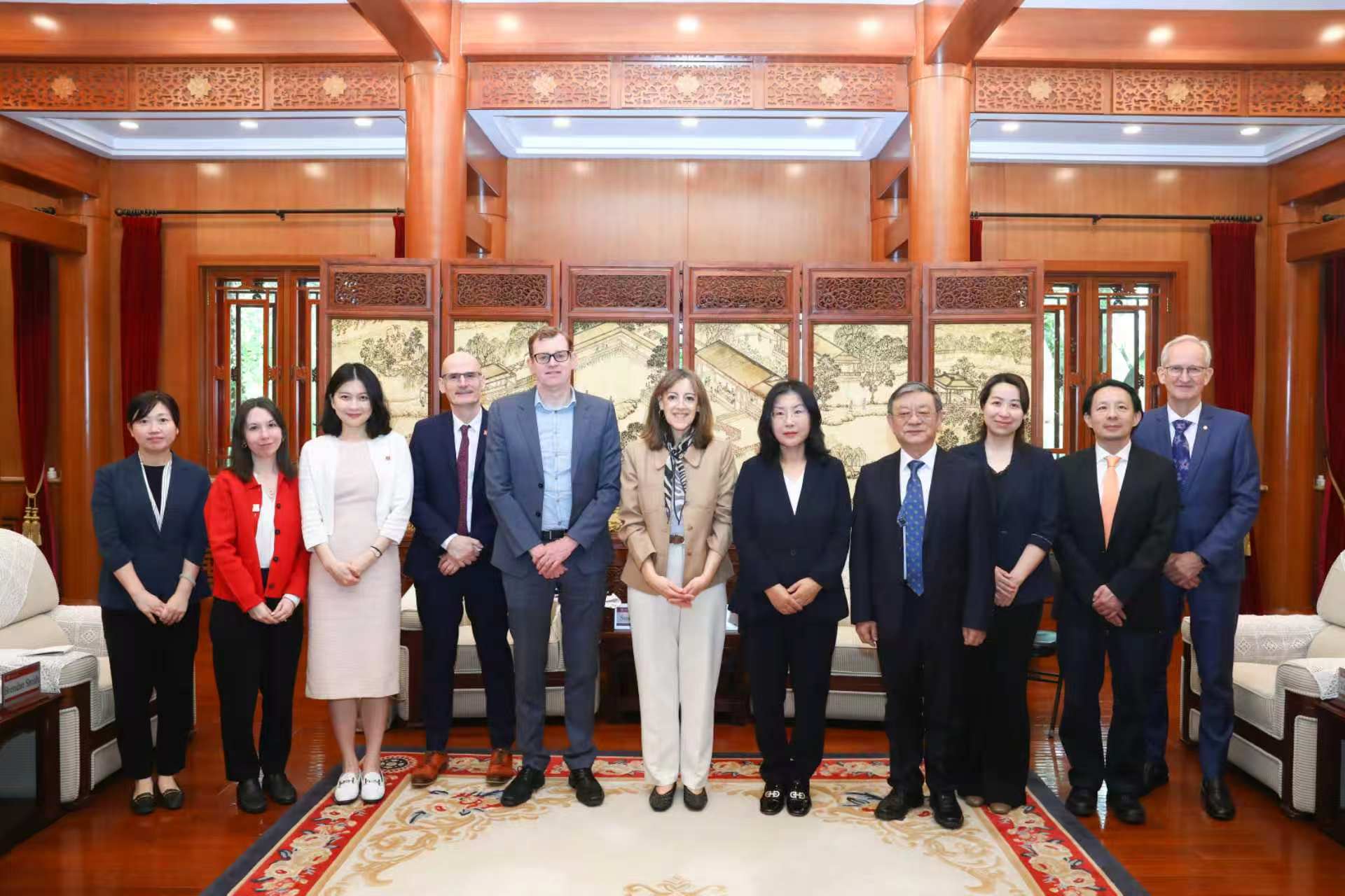 LSE delegation visiting Peking University 