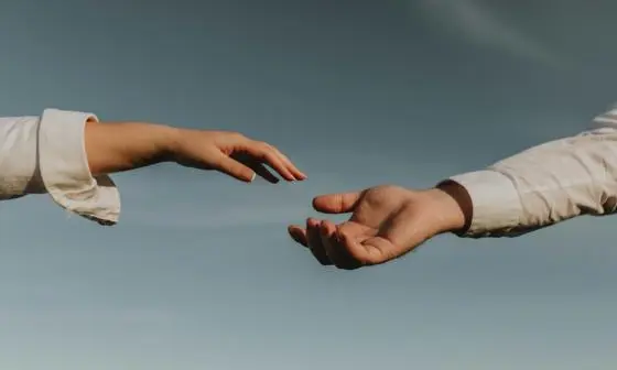 Two hands