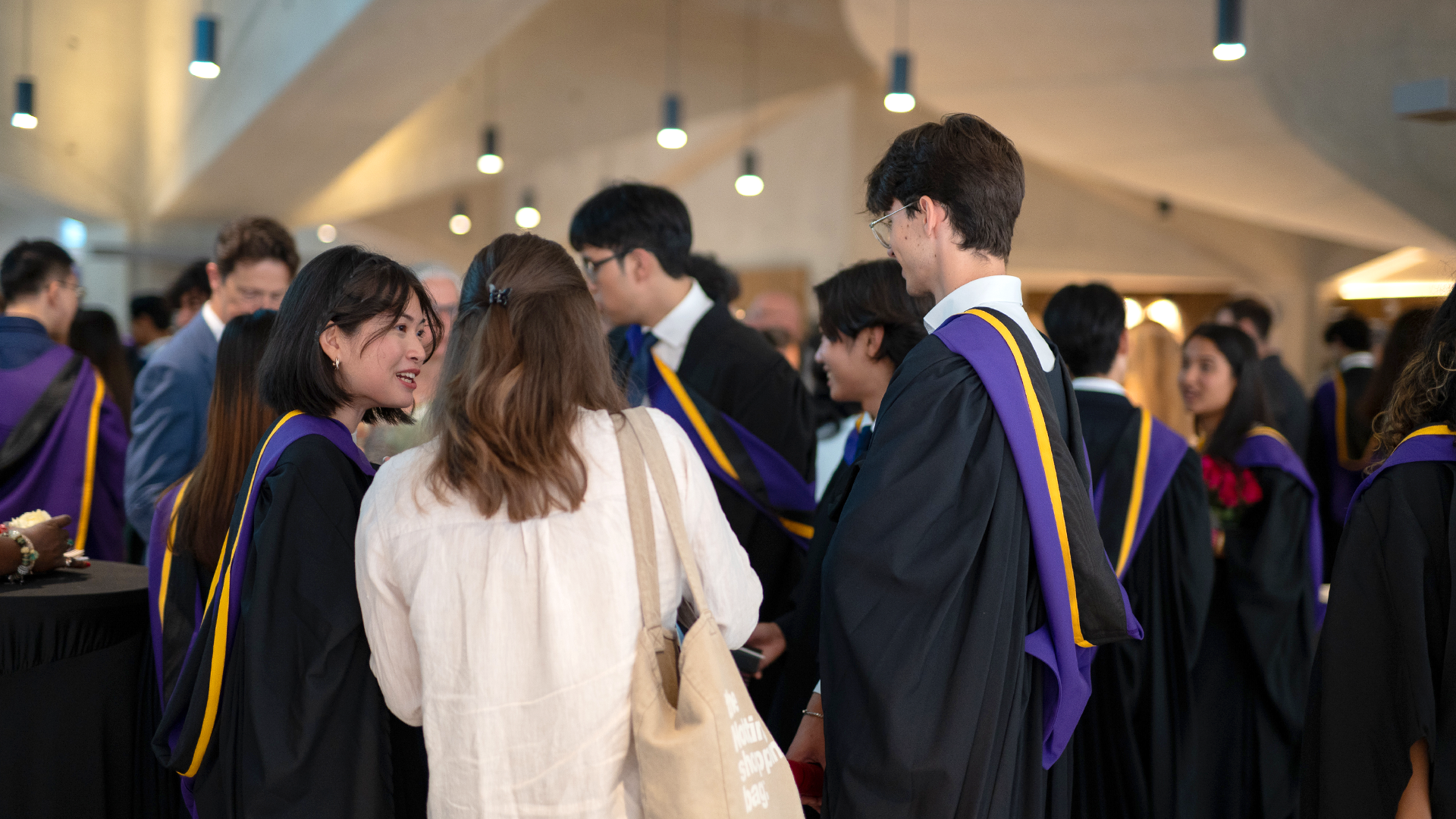 LSE Department of Statistics students at their graduation reception