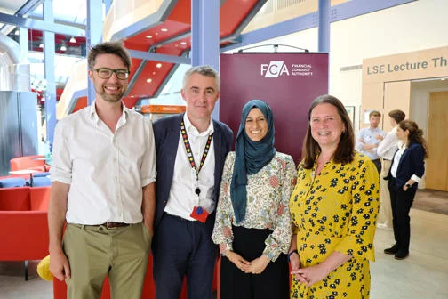 David Stallibrass , Professor Richard Davies, Rahat Siddique and Kate Collyer