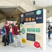 Display about Perceptions of Inequality at LSE Festival 2025
