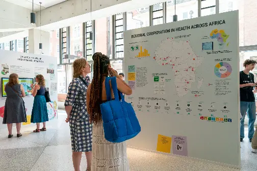 LSE Festival exhibition regional cooperation in health across Africa