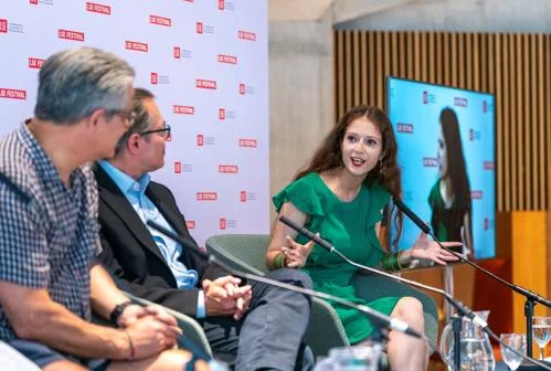 The panel of future of truth at the LSE Festival.