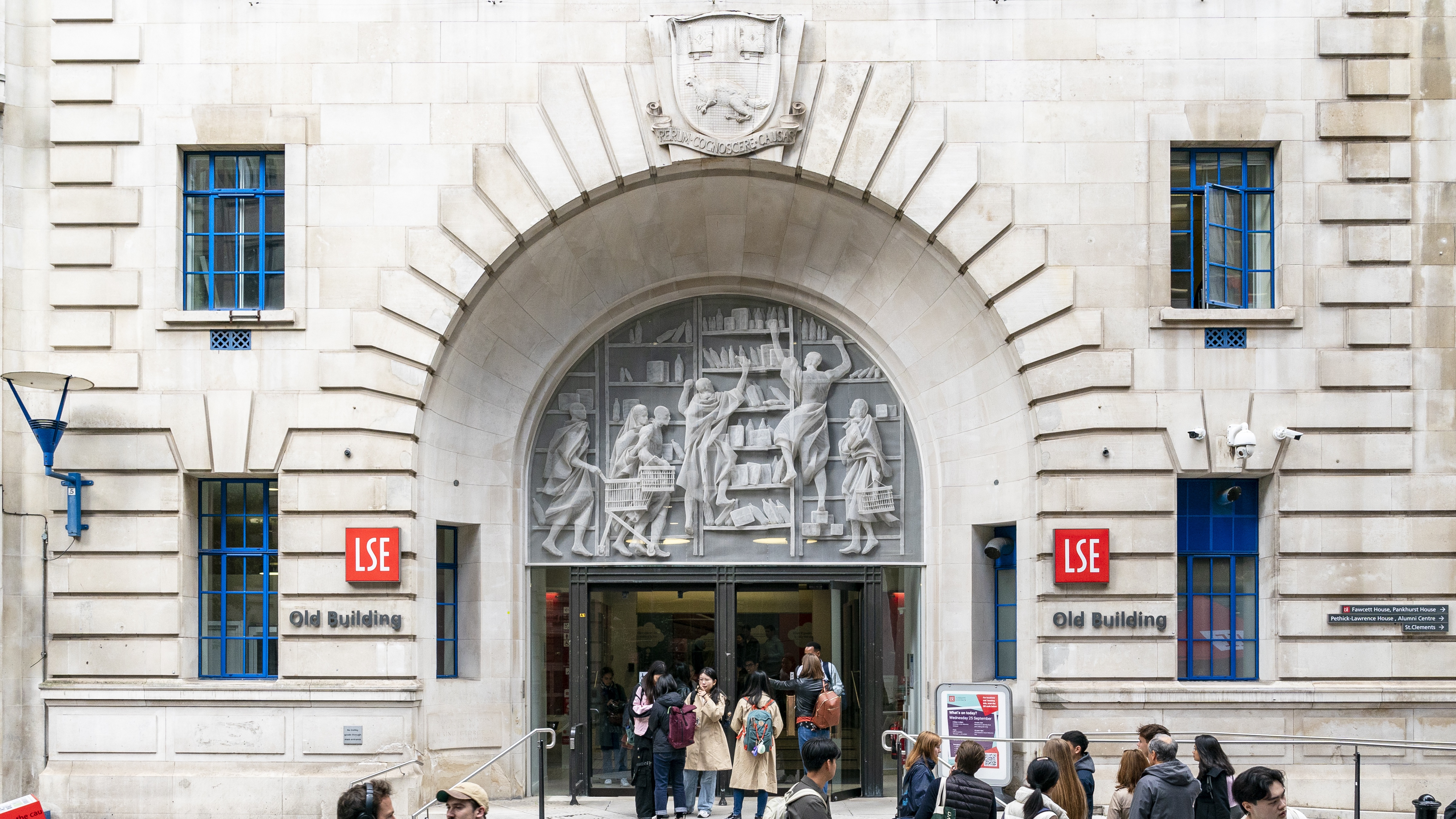 Old building entrance