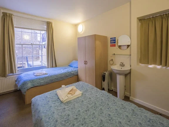 A bedroom in a hall of residence