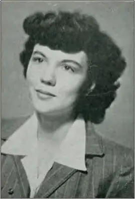 A photograph of Marjorie Finlay (née Moehlenkamp) from The Lindenwood Colleges Bulletin, June 1949.