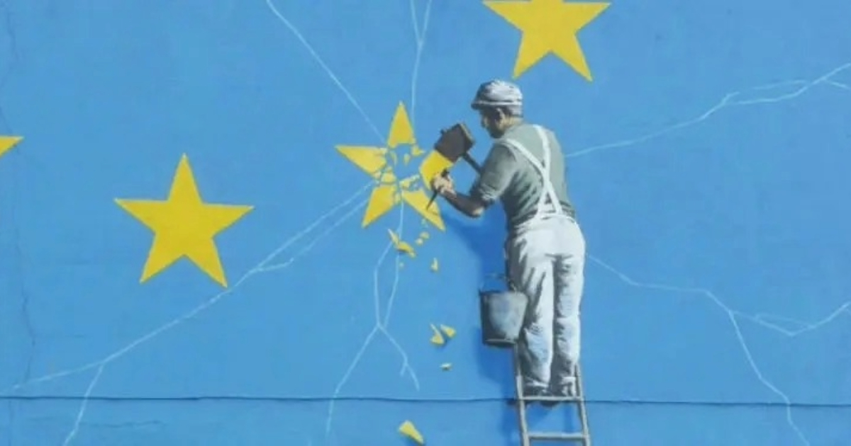 Brexit mural.