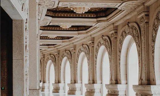 Ancient hall.