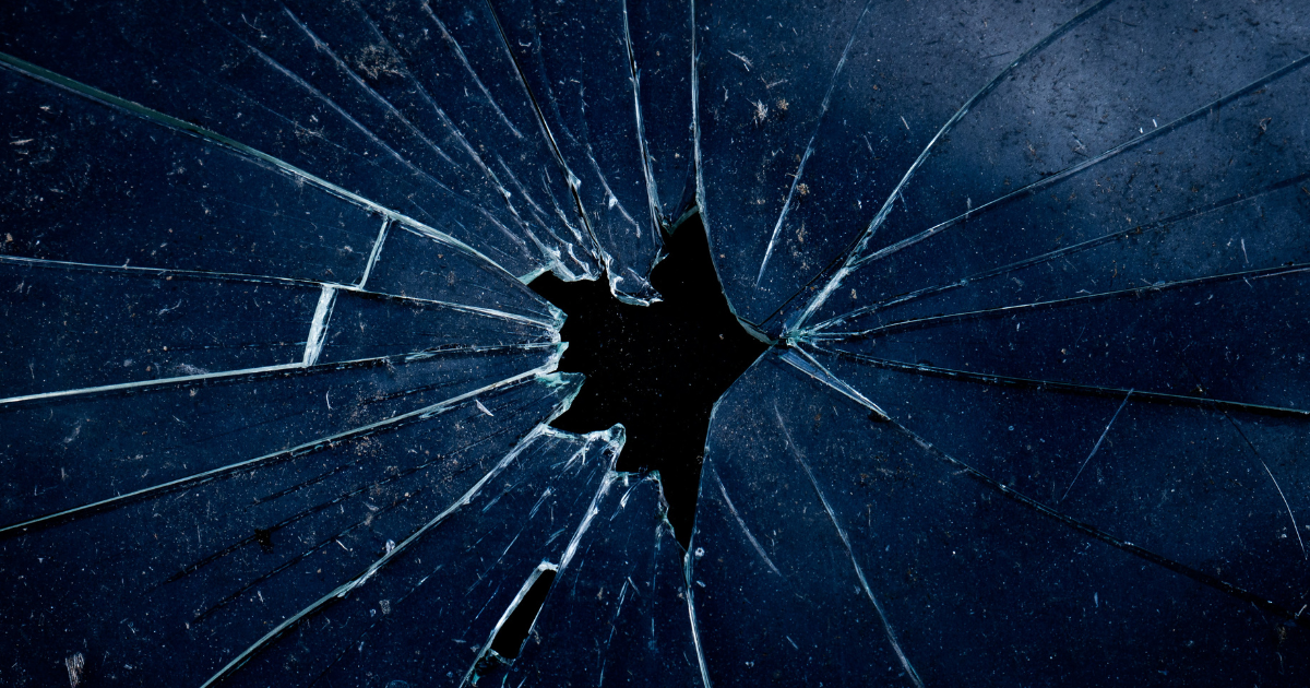 Broken glass