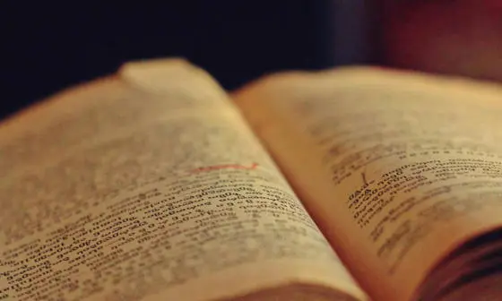 An open book