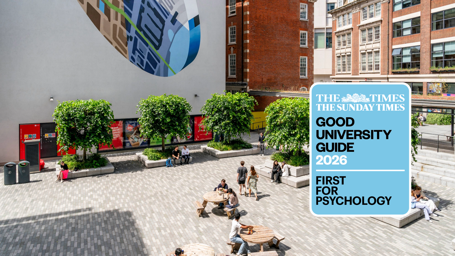 LSE square with good university logo