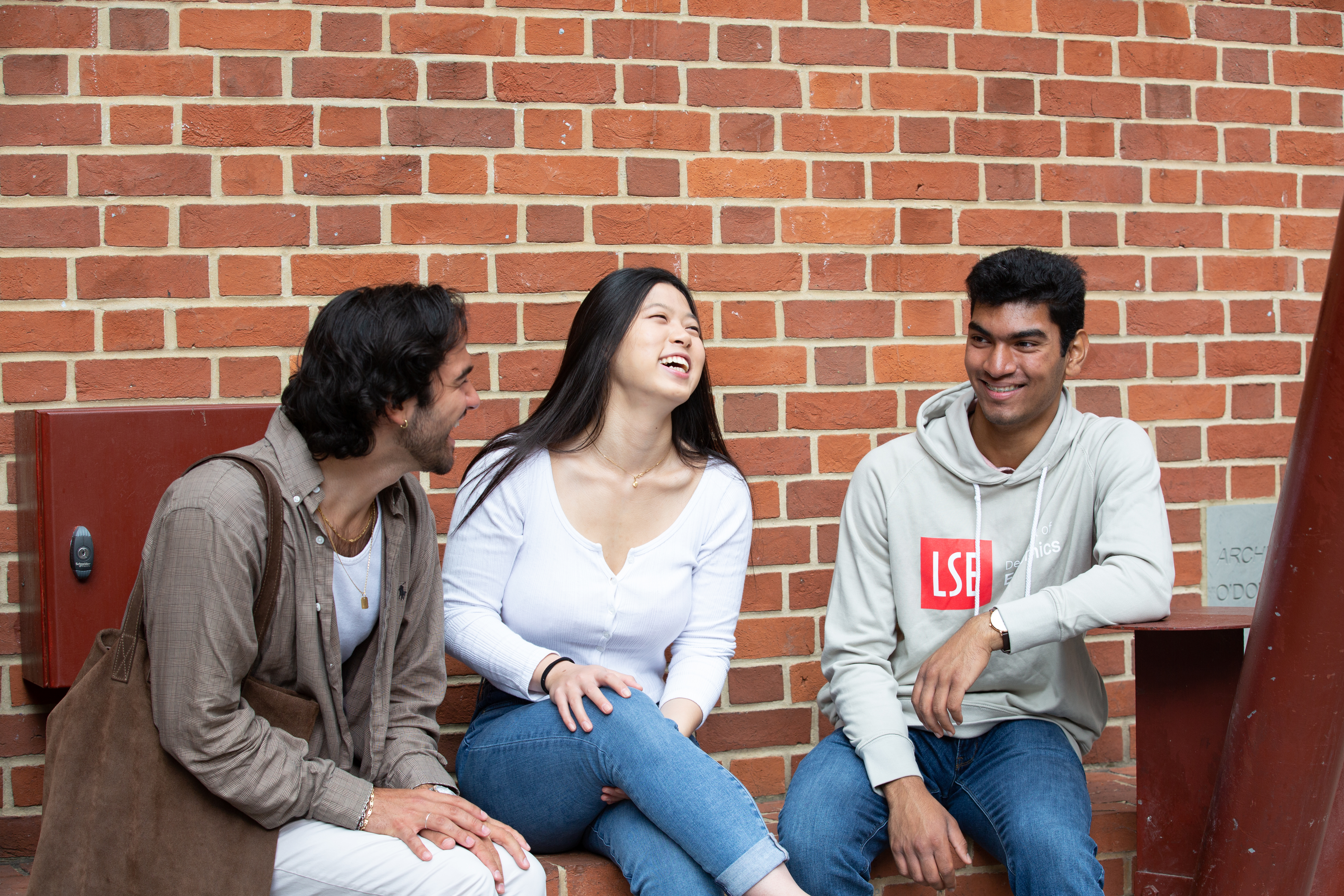 LSE students chatting