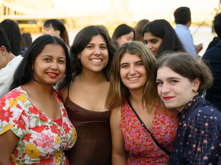 students smiling