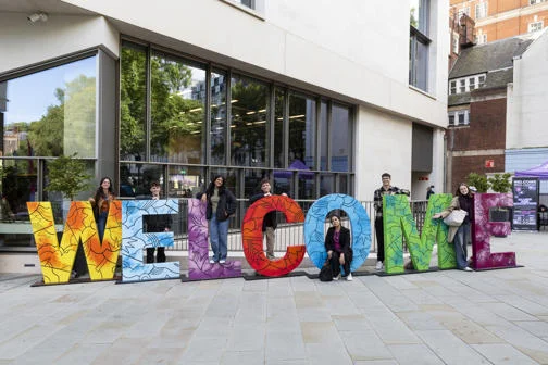 Welcome banner