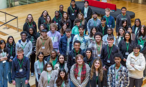 School students attending LSE Springboard