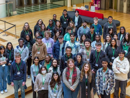 School students attending LSE Springboard