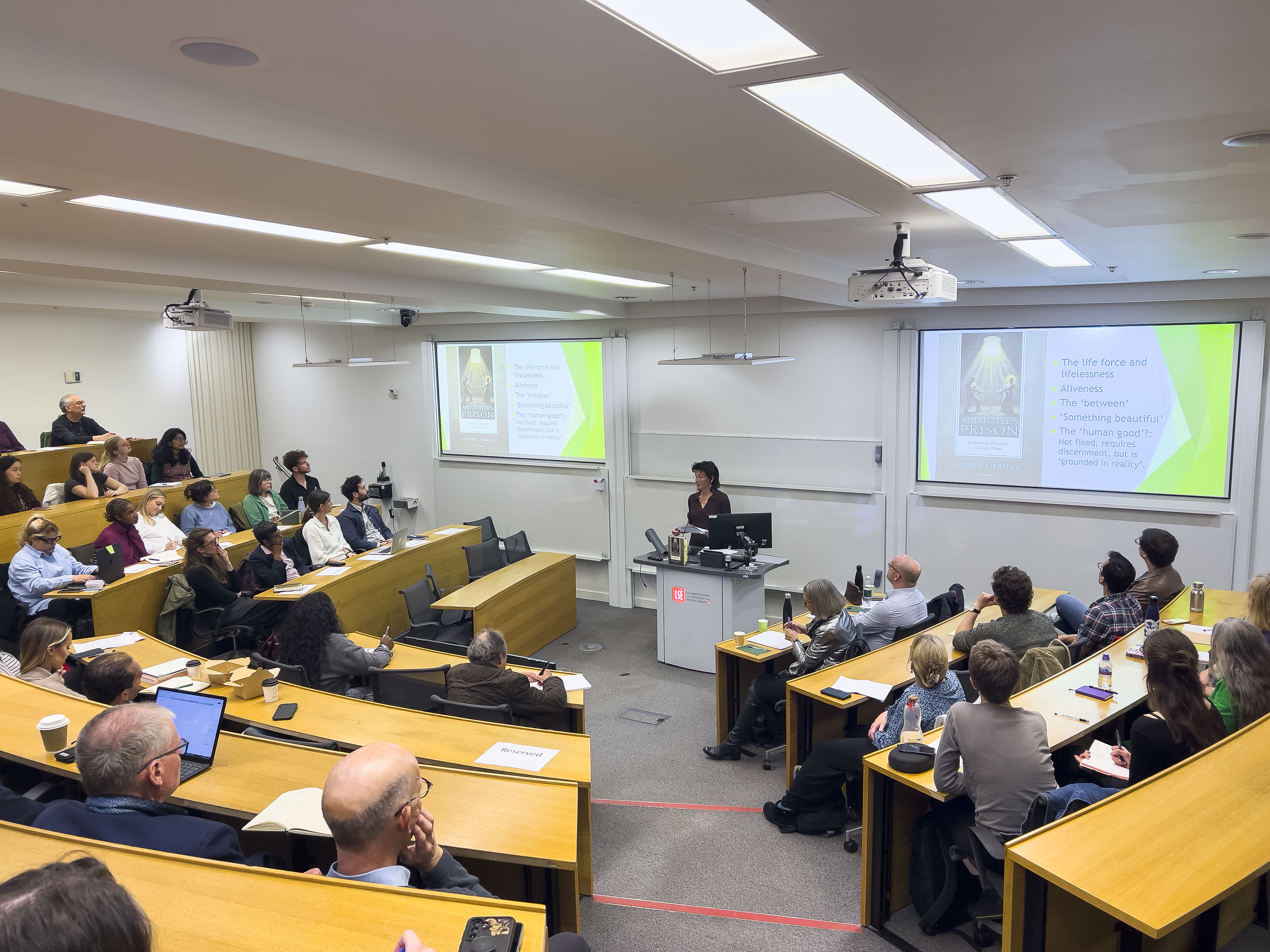 Audience members attending the Mannheim Centre for Criminology inaugural lecture 2026  