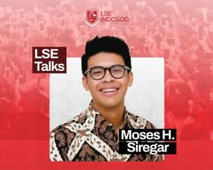 Poster advertising Moses H. Siregar's talk