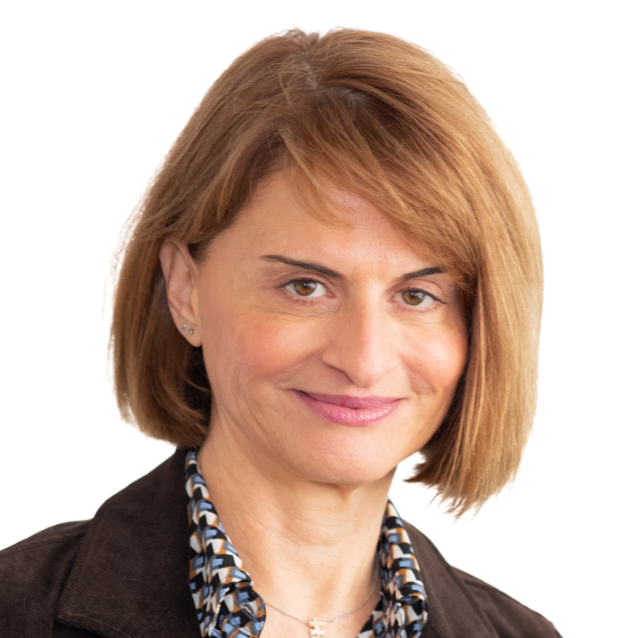 Decorative image:  Professor Myria Georgiou, Head of the Department of Media and Communications