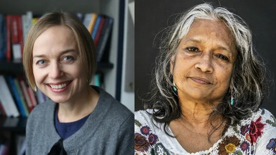 Dr Ania Plomien and Prof Naila Kabeer
