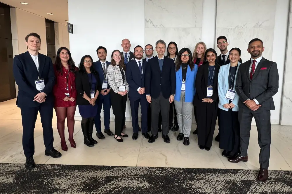 Students and faculty at GPPN conference