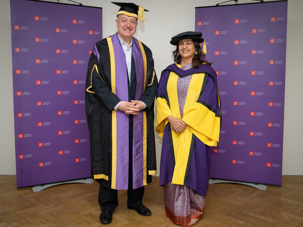Larry Krammer and Safeena Husain