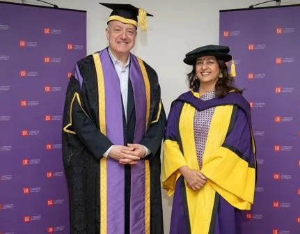 Larry Krammer and Safeena Husain