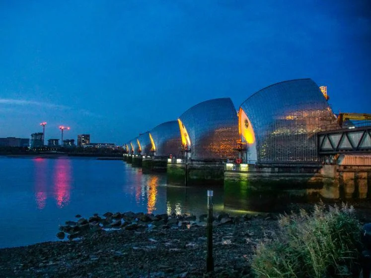 Thames barrier night Tom Wheatley 747x560