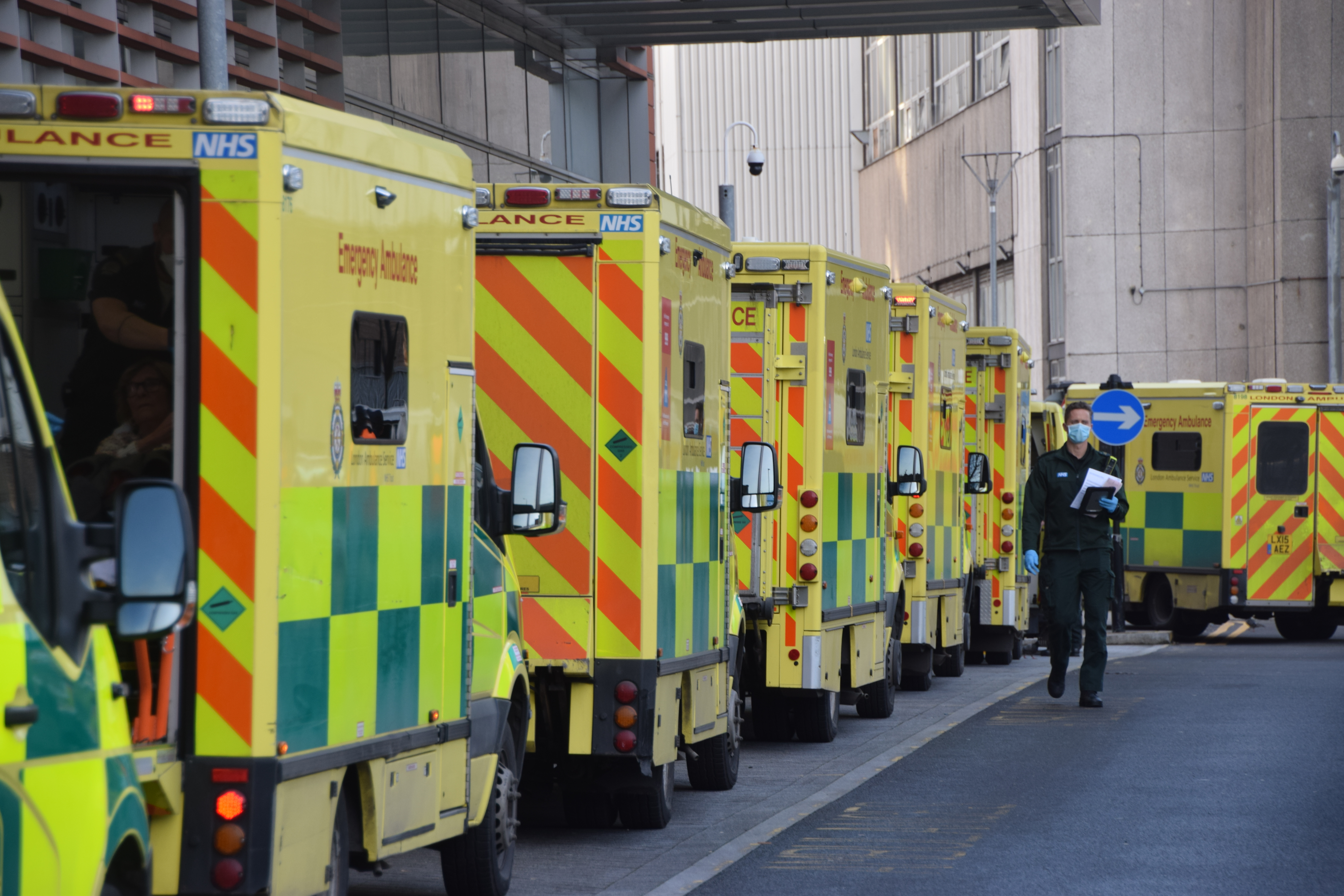 NHS ambulances
