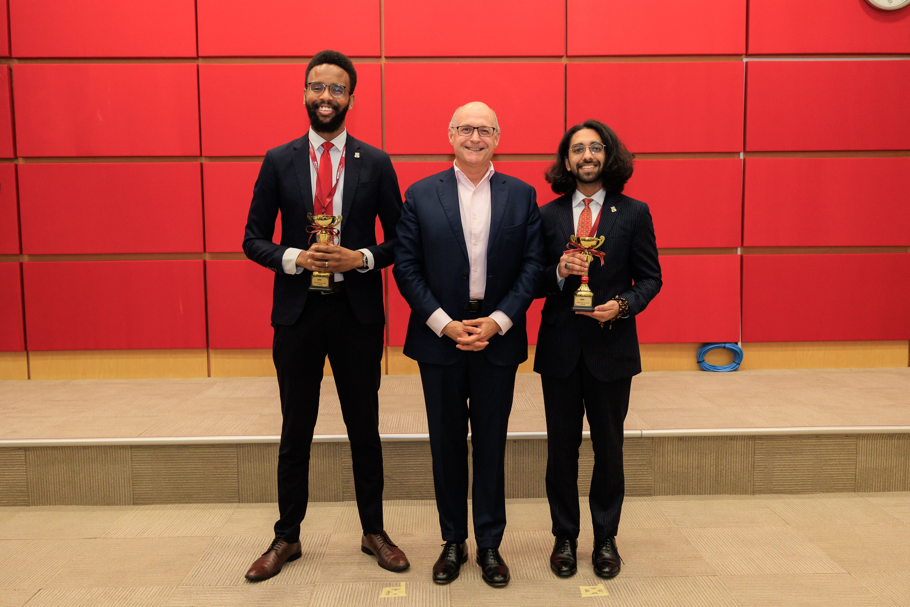 Bongani Masilela (Master of Public Policy) and Muawiya Mahomed (Master of Public Administration)