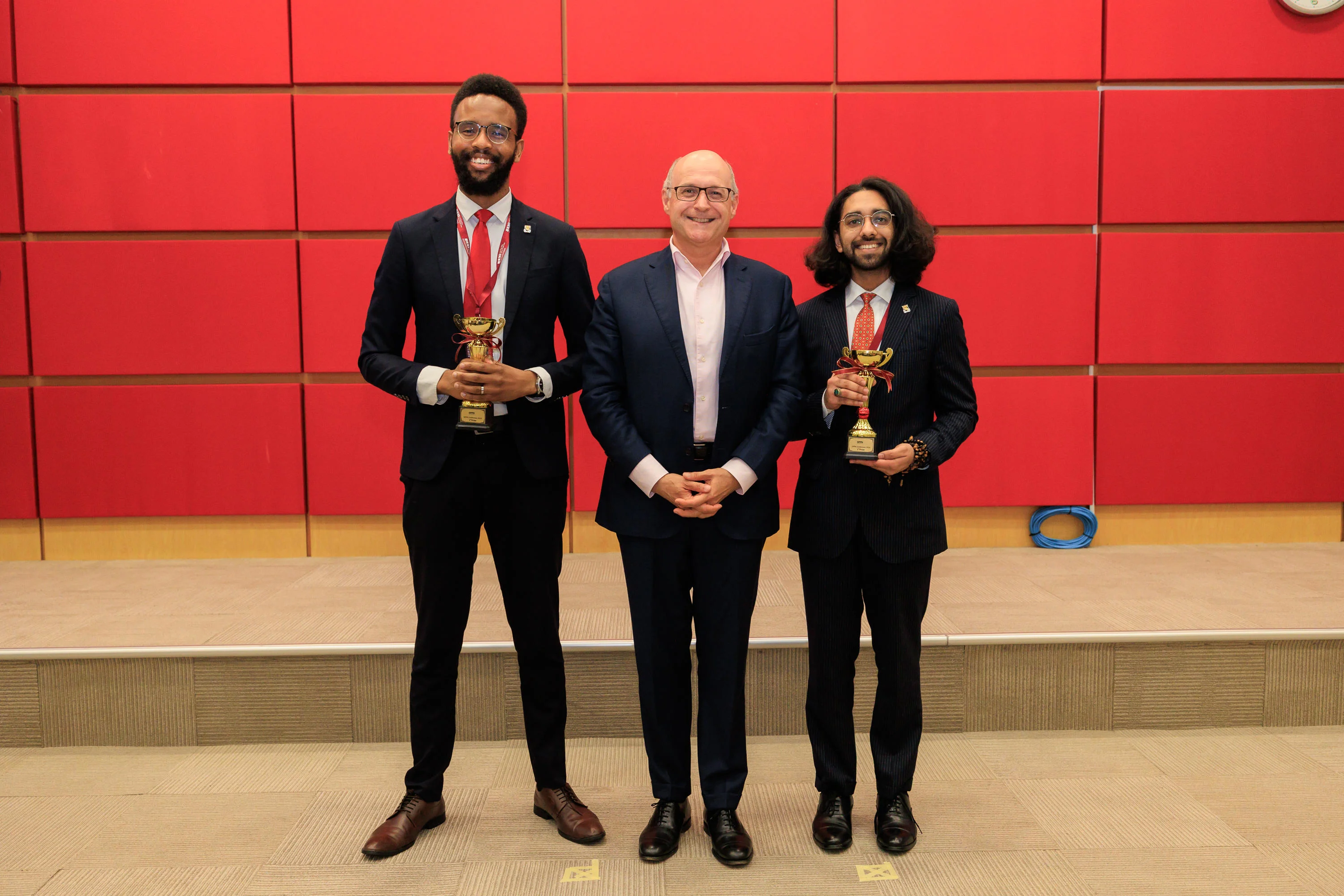 Bongani Masilela (Master of Public Policy) and Muawiya Mahomed (Master of Public Administration)