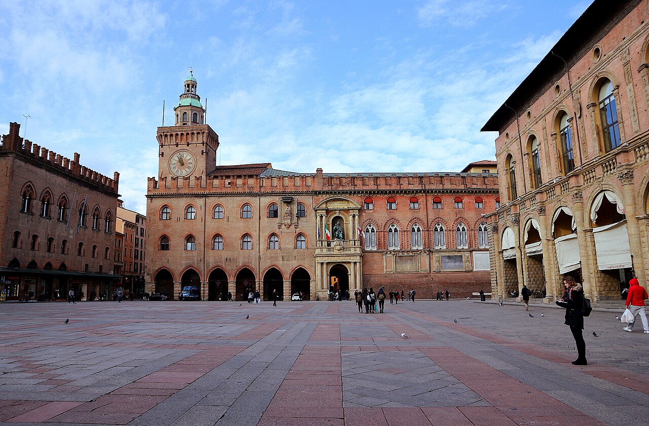 The Palazzo Comunale in Bologna