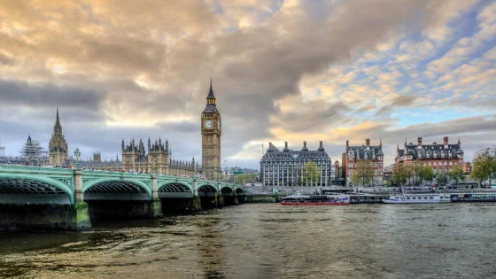 Big Ben, House of Parliament, Westminster Bridge, River Thames