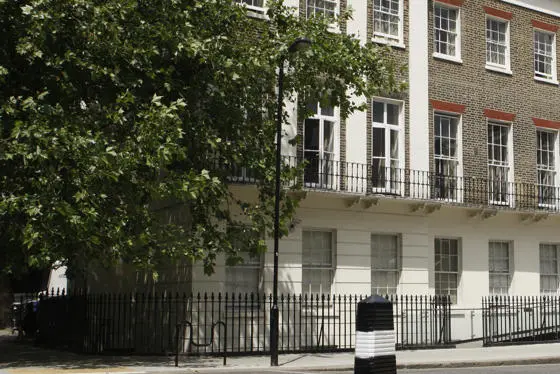 An exterior view of the Passfield Hall accommodation building at LSE
