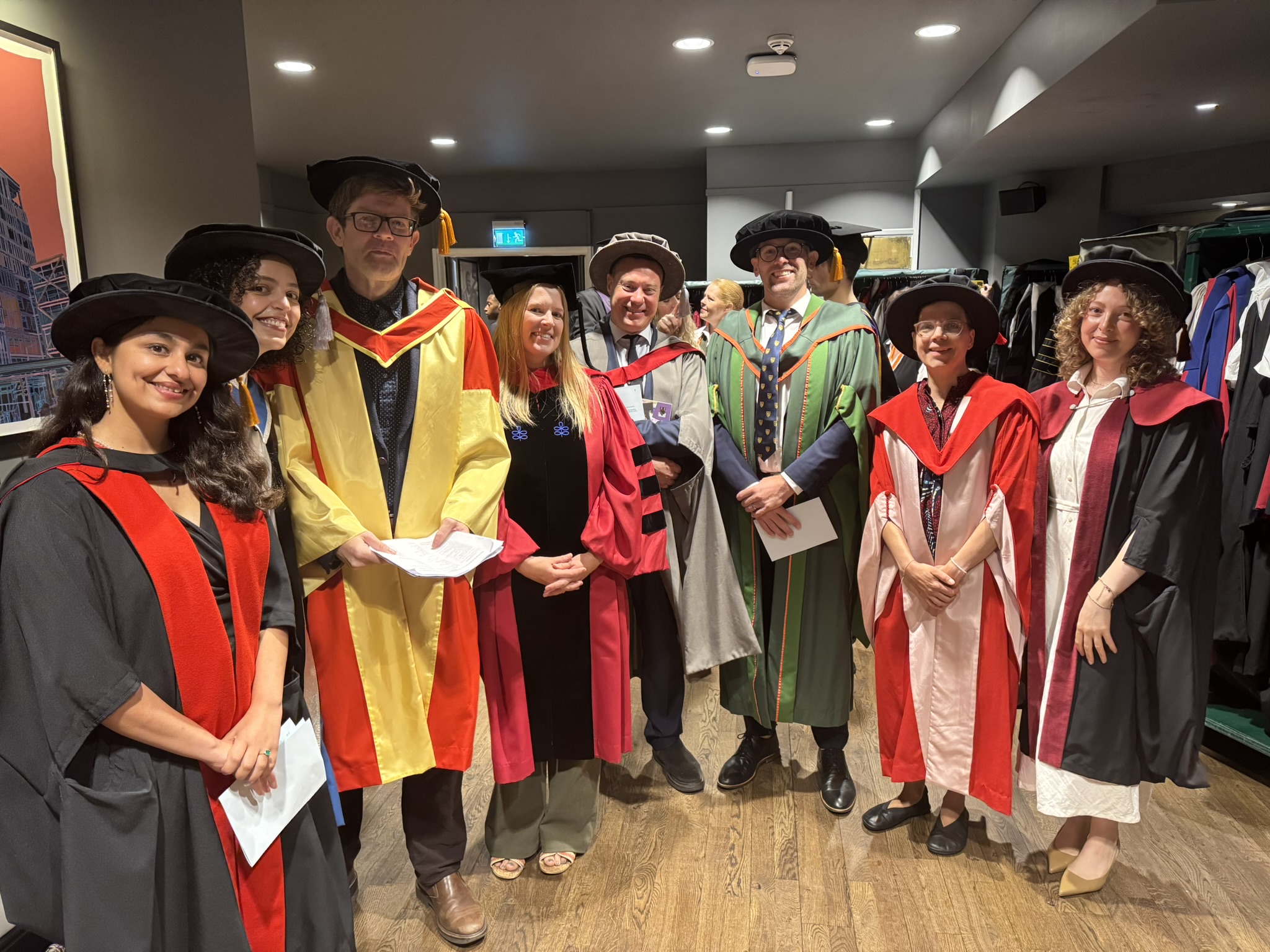 PBS faculty at graduation July 2025