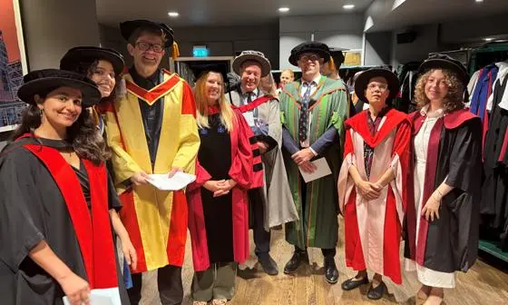 PBS faculty at graduation July 2025