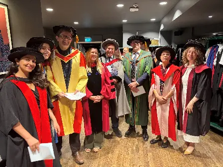 PBS faculty at graduation July 2025