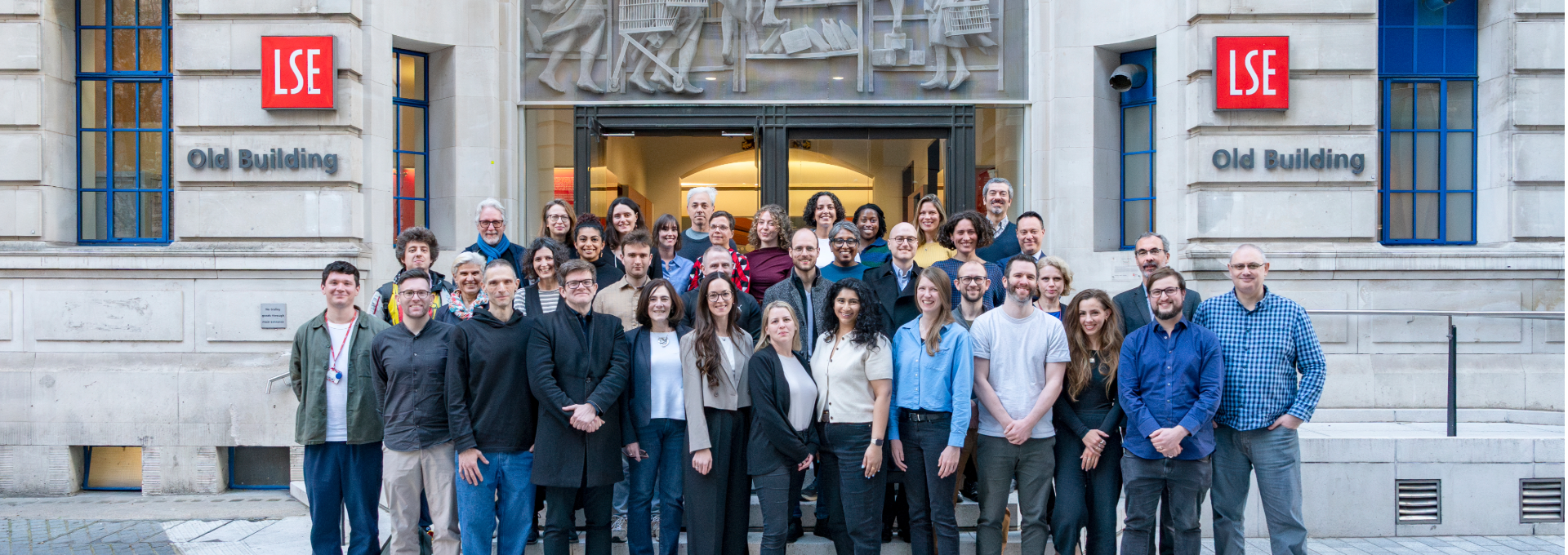 PBS staff outside Old Building