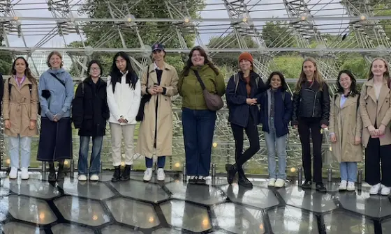 Students from the MSc Psychology of Economic Life at Kew Gardens