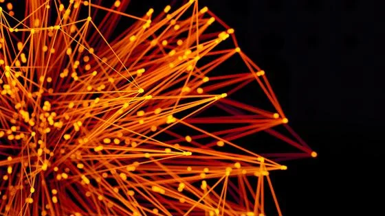 Abstract Orange Lights