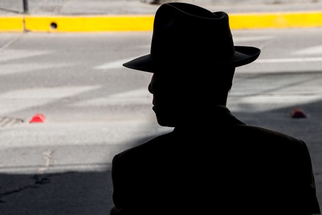 An undercover silhouette