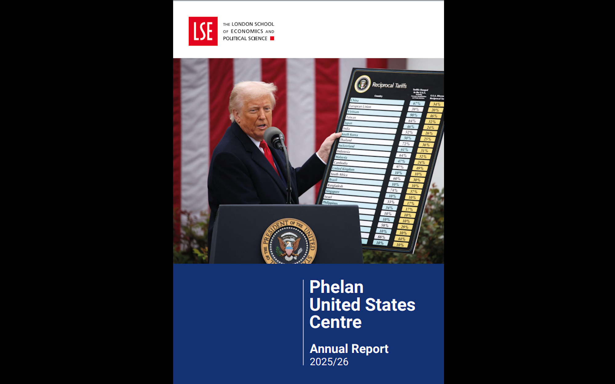 Cover of Phelan US Centre Annual Report 2025/26