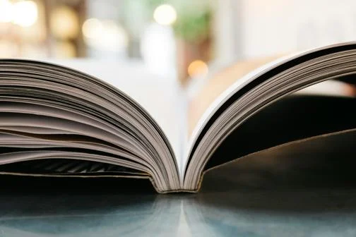 an open book