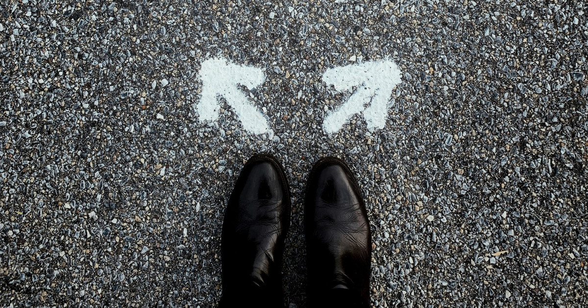 arrows showing different directions