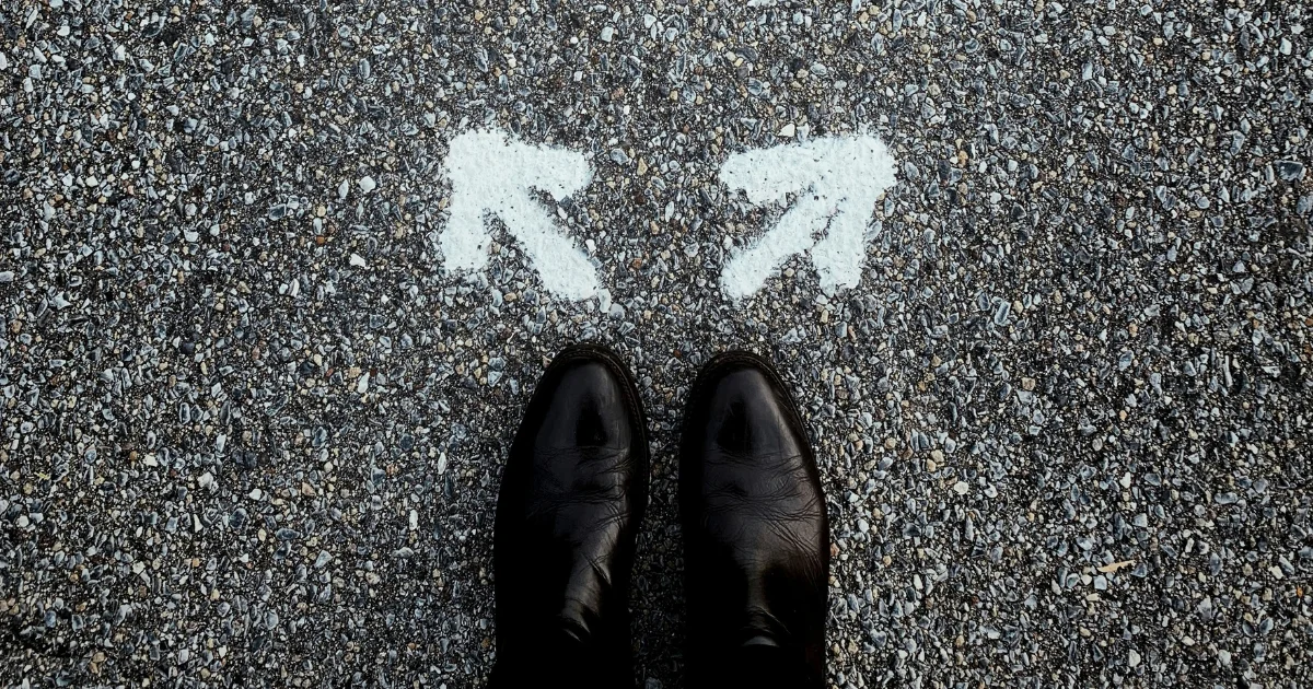 arrows showing different directions