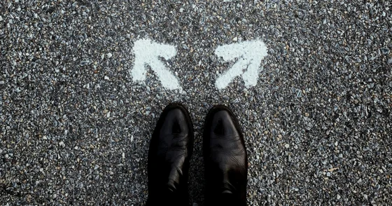 arrows showing different directions