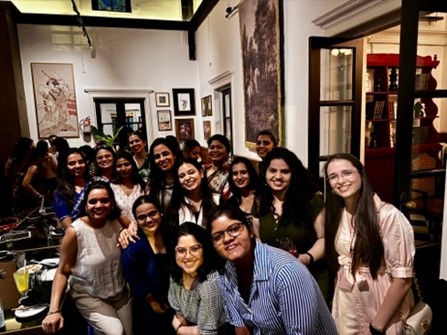 Group photo from the Women's Network event in India