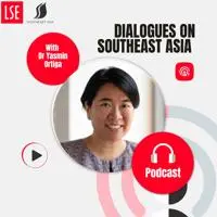 Podcast graphic showing the episode's guest speaker Dr Yasmin Ortiga