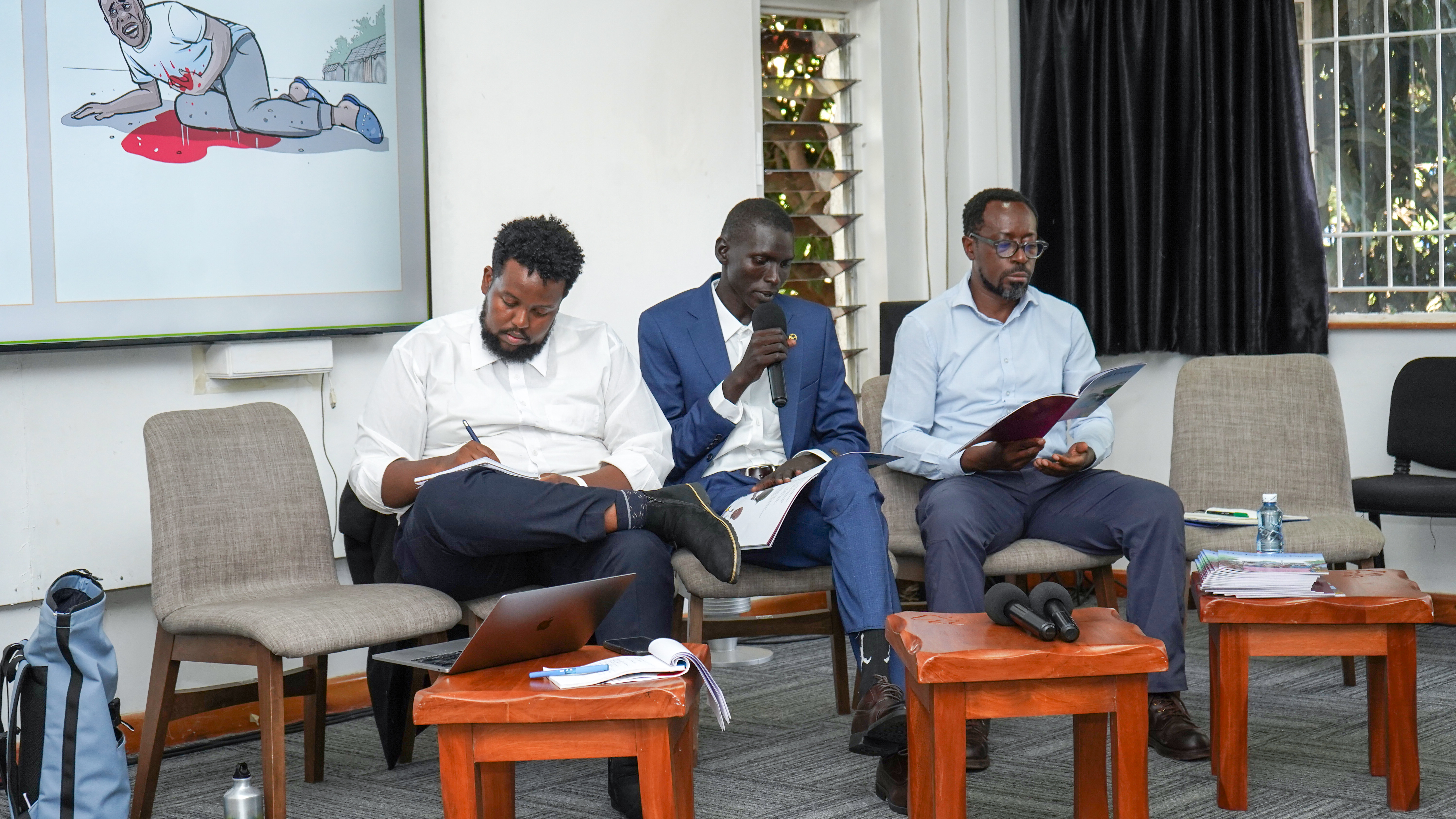 Poetry reading by Peter Kidi